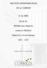 Répertoire chronologique : 4 février 1857-31 janvier 1872