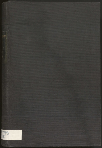 Délibérations du conseil municipal. 17 mai 1908-8 février 1859