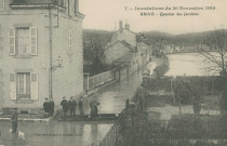 Brive-la-Gaillarde : "7 - Inondations du 30 novembre 1910 - Brive - Quartier des Jacobins".