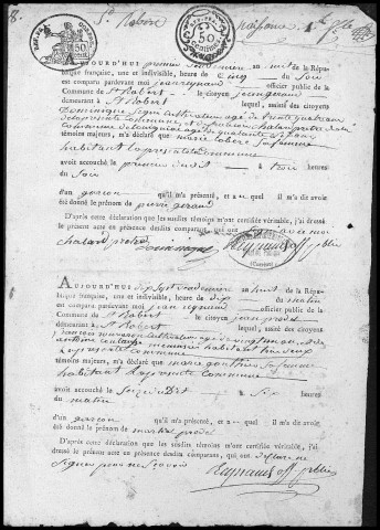 Naissances (1800-1842)