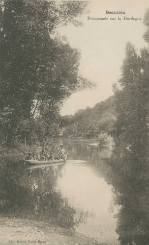 Beaulieu-sur-Dordogne : "Beaulieu. - Promenade sur la Dordogne".
