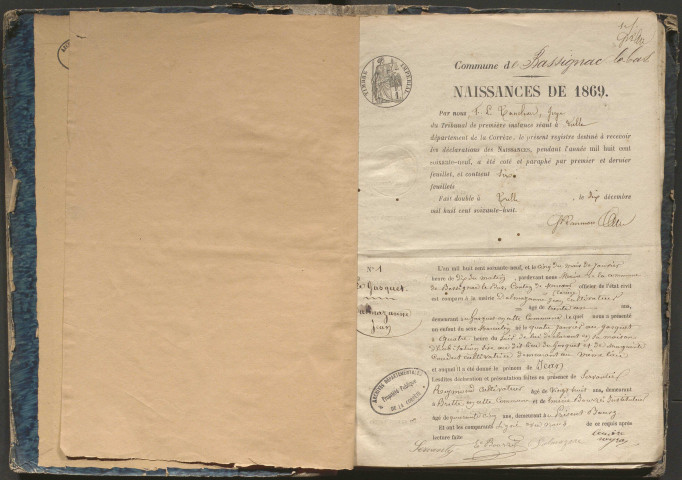 Naissances (1869-1881)