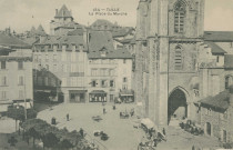 Tulle : "154 - Tulle - La place du marché".