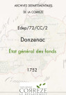 État général des fonds. 1752