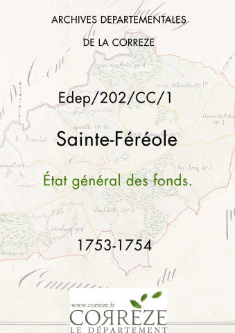 État général des fonds. 16 septembre 1753-12 avril 1754