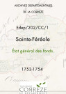 État général des fonds. 16 septembre 1753-12 avril 1754