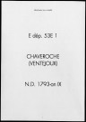 Naissances, décès (1793-1801)