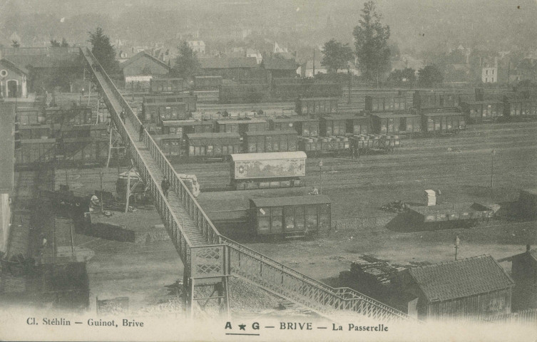 Brive-la-Gaillarde : "Brive - La passerelle".