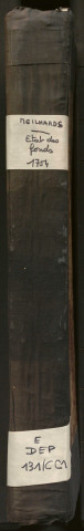 État général des fonds.