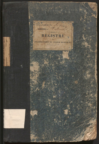 Délibérations du conseil municipal. 19 mai 1839-25 décembre 1876
