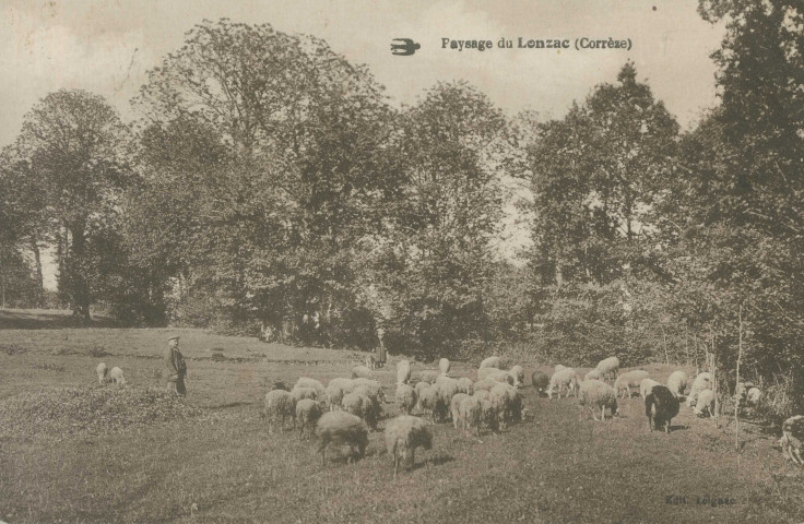 Le Lonzac : "Paysage du Lonzac (Corrèze)".