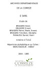 Répertoire alphabétique sur fiches : Merchadour-Mirat