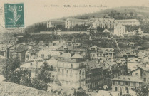 Tulle : "401. - Corrèze. - Tulle. - Quartier de la Barrière et Lycée".