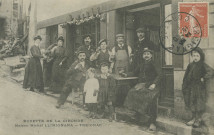 Treignac : "Buvette de la Gironde - Maisoon Michel LLimignana - Treignac".