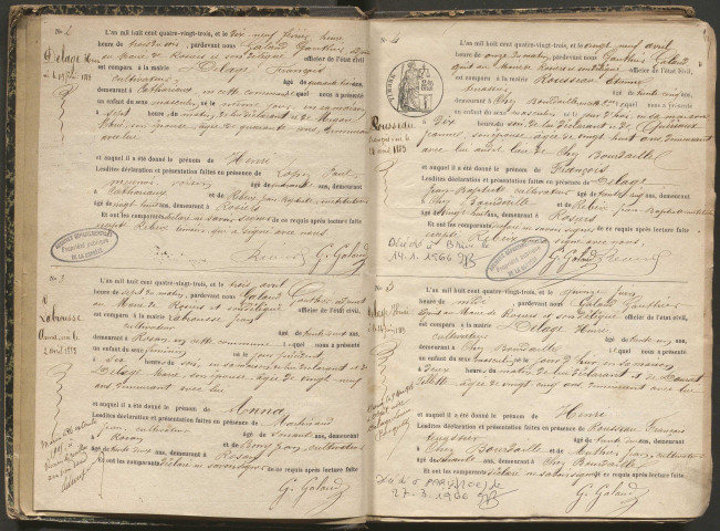 Naissances (1883-1902)