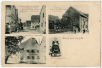 Carte postale allemande, "Gruss aus Essfeld".