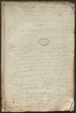Délibérations du conseil municipal. 16 novembre 1803-10 mai 1824