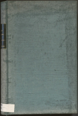 Délibérations du conseil municipal. 07 octobre 1894-07 septembre 1924