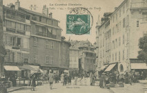 Tulle : "La Corrèze illustrée. Tulle. - 22. - Entrée de la rue du Trech.".