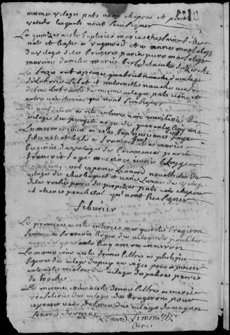 Baptêmes, mariages, sépultures (1723-1750)