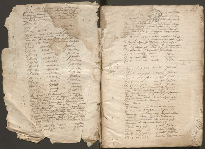 1er mars 1753-17 mai 1756