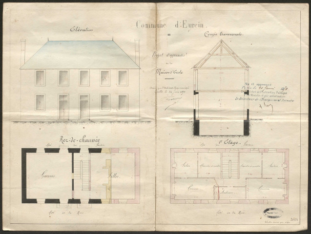 Maison d'école.