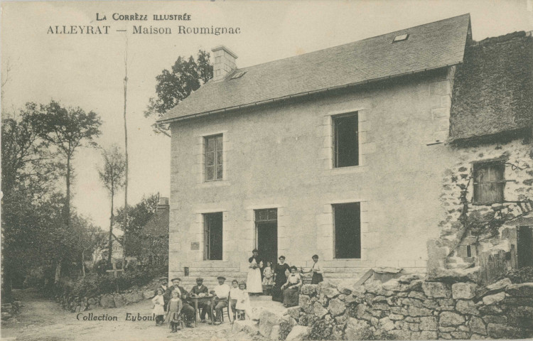 Alleyrat : "La Corrèze illustrée - Alleyrat - Maison Roumignac". Epicier.