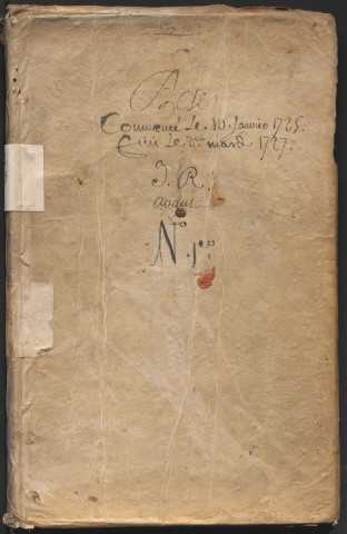 10 janvier 1725-31 mars 1727