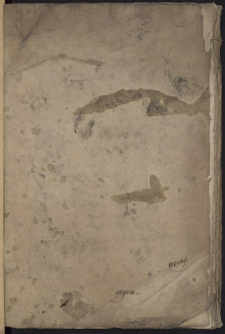Anciens inventaires (fragments).