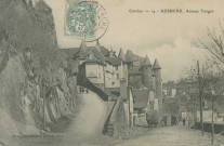 Uzerche : "Corrèze - 14 - Uzerche, avenue Turgot".