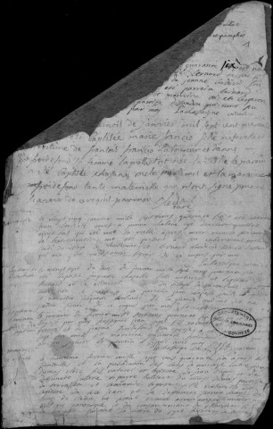 Baptêmes, mariages, sépultures (1746-1773)