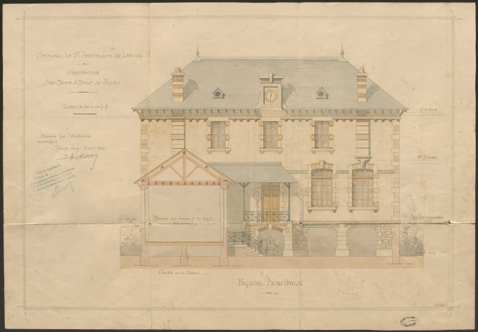Maison d'école.