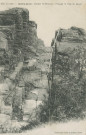 Aubazine : "210. Corrèze - Aubazine - Rocher St-Etienne - Passage le long du canal".