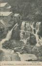 Bort-les-Orgues : "20. Bort-les-Orgues - Déversoir et turbine des usines de la Cascade".