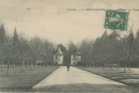 Arnac-Pompadour : "Corrèze - 7 - Pompadour - l'allée conduisant au haras".