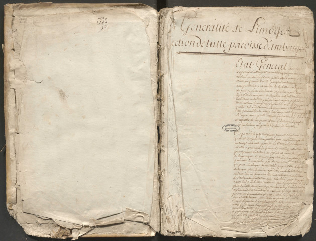 État général des fonds.