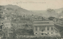 Tulle : "13. Souilhac-Tulle - Usine électrique et vue générale".