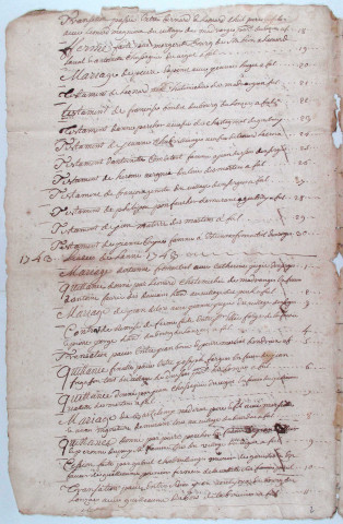 Répertoire chronologique : 1741-1774