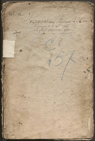 5 décembre 1746-24 janvier 1751