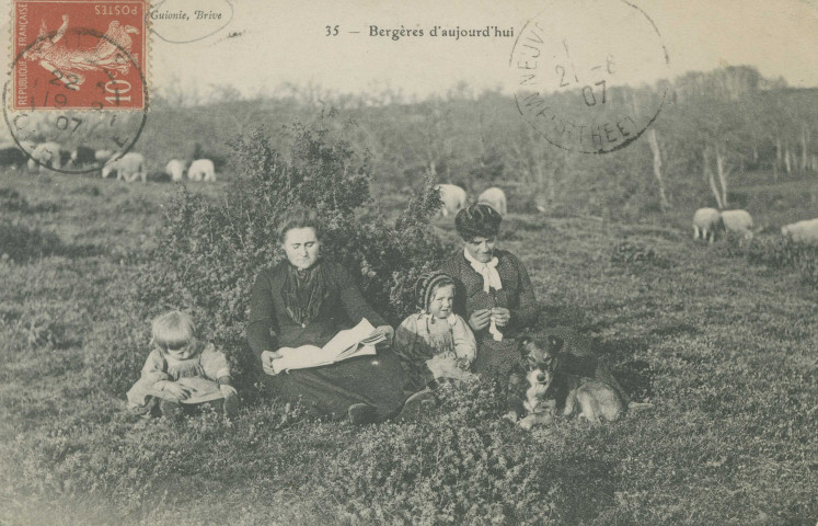 Folklore : "35 - Bergères d'aujourd'hui".