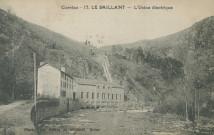 Voutezac : "Corrèze - 13. Le Saillant - L'usine électrique".