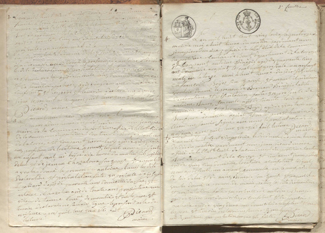 Naissances, mariages, décès (1823-1832)