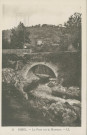 Gimel : "11 - Gimel. - Le pont sur la Montane.".