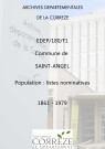 Population : listes nominatives (1861-1954). Inventaire communal (1979-1981).
