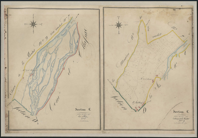 Sections C8-C9 des Iles et des Côteaux de la Bontat