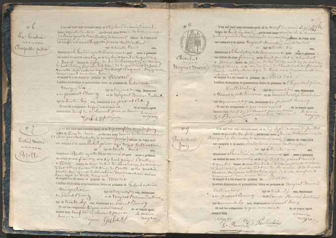 Naissances (1869-1881)