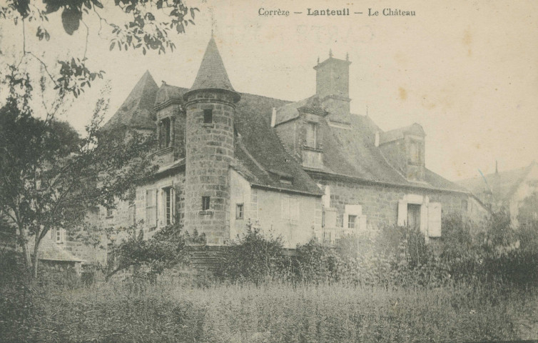 Lanteuil : "Corrèze - Lanteuil - Le château".