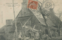 Folklore : "Scène du Centre - 36 - L'hiver à la chaumière - Faiseur de bois".