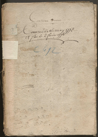 16 mai 1772-2 février 1774