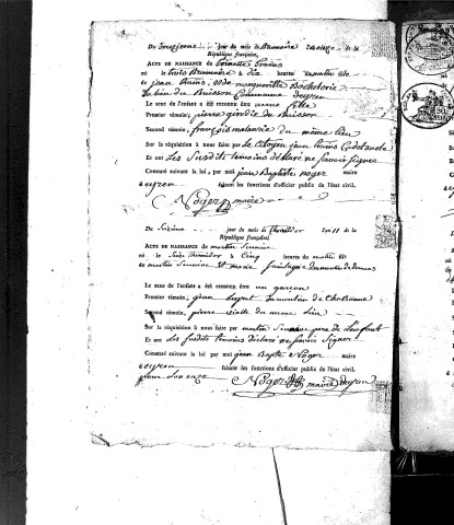 Naissances (1803-1848)